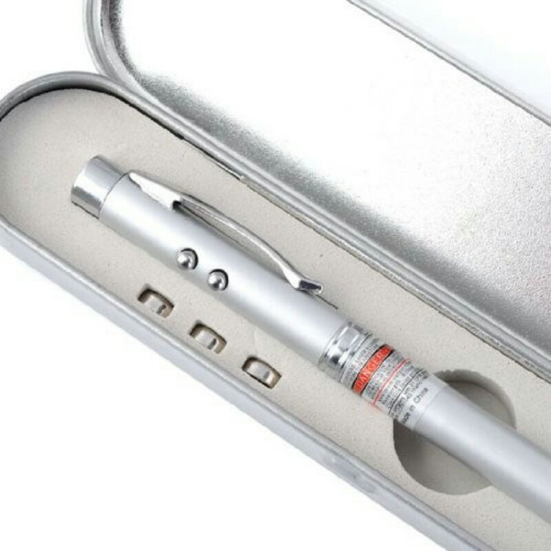 Pena Premium 5 in 1 Laser Pointer TaffWare 5RLS - Silver