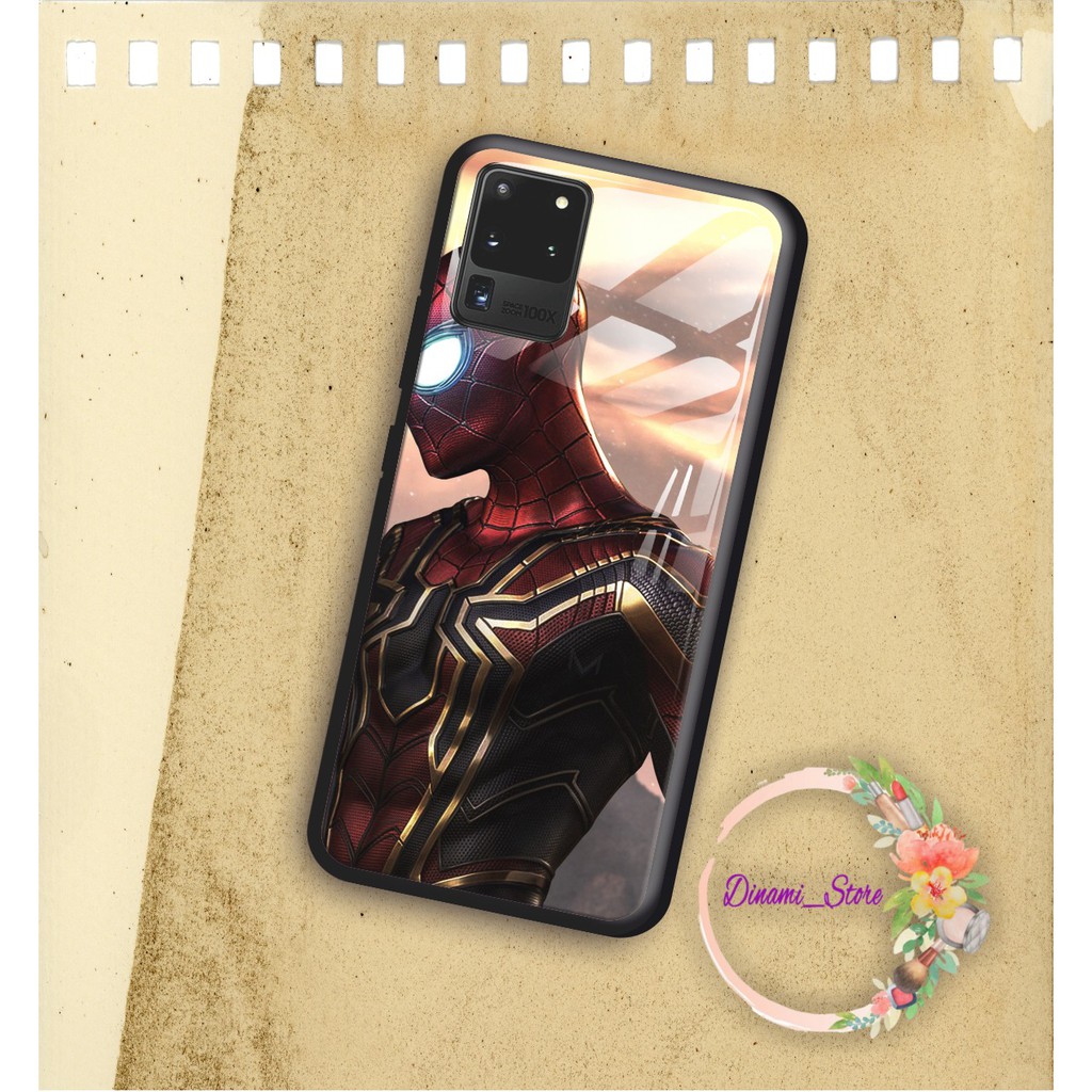 back case glass SPIDERMAN Realme C1 C2 C3 U1 2 2 Pro 3 Pro 5 5i 5s Pro 6 Pro X Xt C11 C15 DST1199