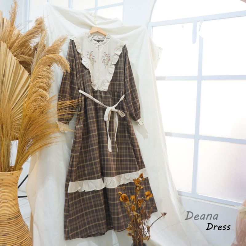 DRESS KOREAN STYLE\VINTAGE DRESS\DRESS HIJAB MURAH