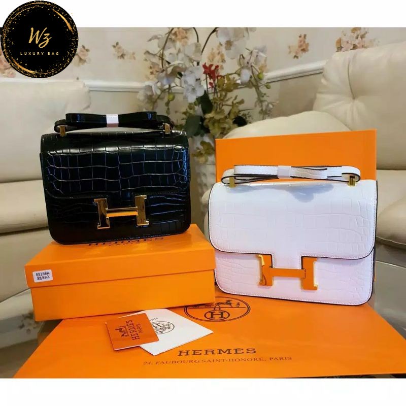 FREE BOX & PAPERBAG UK.19 MIRROR / SLEMPANG CONSTANCE IMPORT BATAM WANITA | TAS IMPORT CONSTANCE CRO
