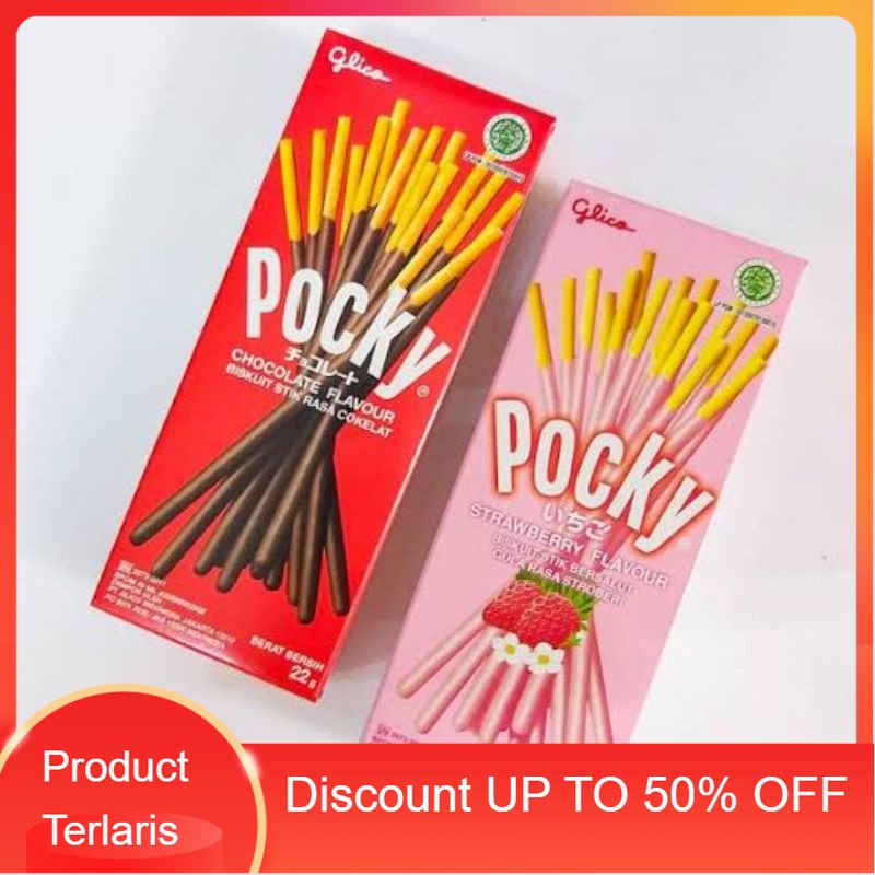 

Glico POCKY Mini 22gr Snack / Cemilan Pocky HALAL Strawberry / Pocky Coklat / Cokelat / Chocolate / Cemilan Anak Grosir Murah