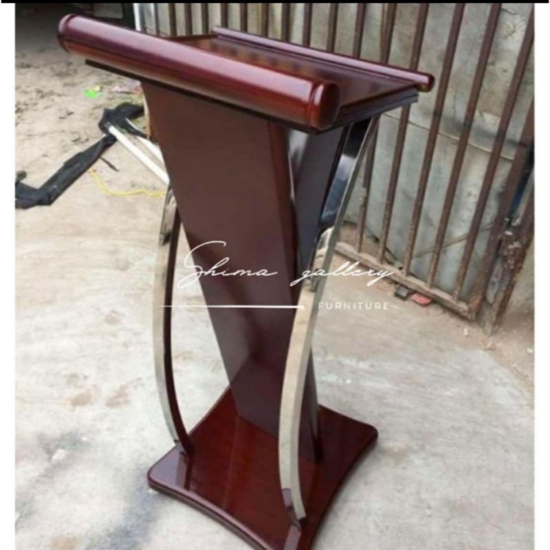 Mimbar podium gereja / Mimbar podium tiang stainless