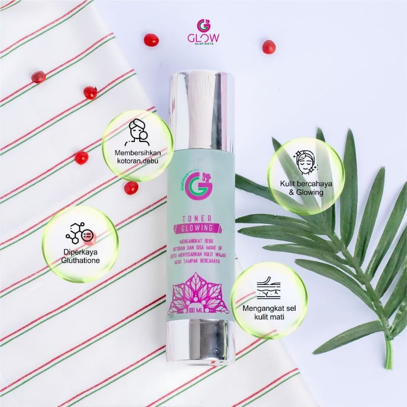 GLAFIDSYA TONER GLOWING | GLAFIDSYA | KOSMETIK WAJAH | BPOM ORIGINAL | RESELLER RESMI SIDOARJO | ORI