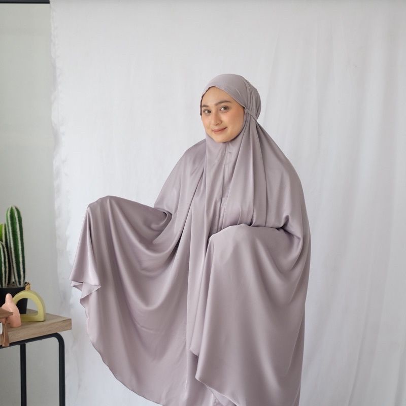 Zhafira Prayer Set Mukena Original by Oclo Scarf - Silk Premium