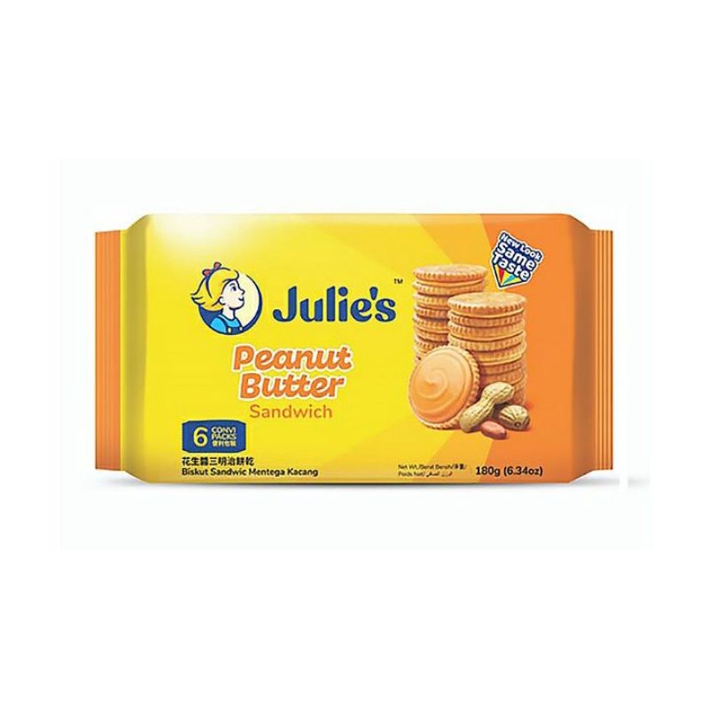 

Julie's Biskuit Peanut Butter Sandwich 180 g