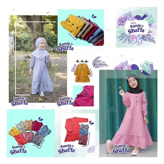 Dress Perempuan - Gamis Shaffa (No Jilbab)