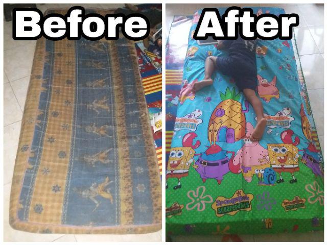 Sarung Kasur Retsleting 90x200x10