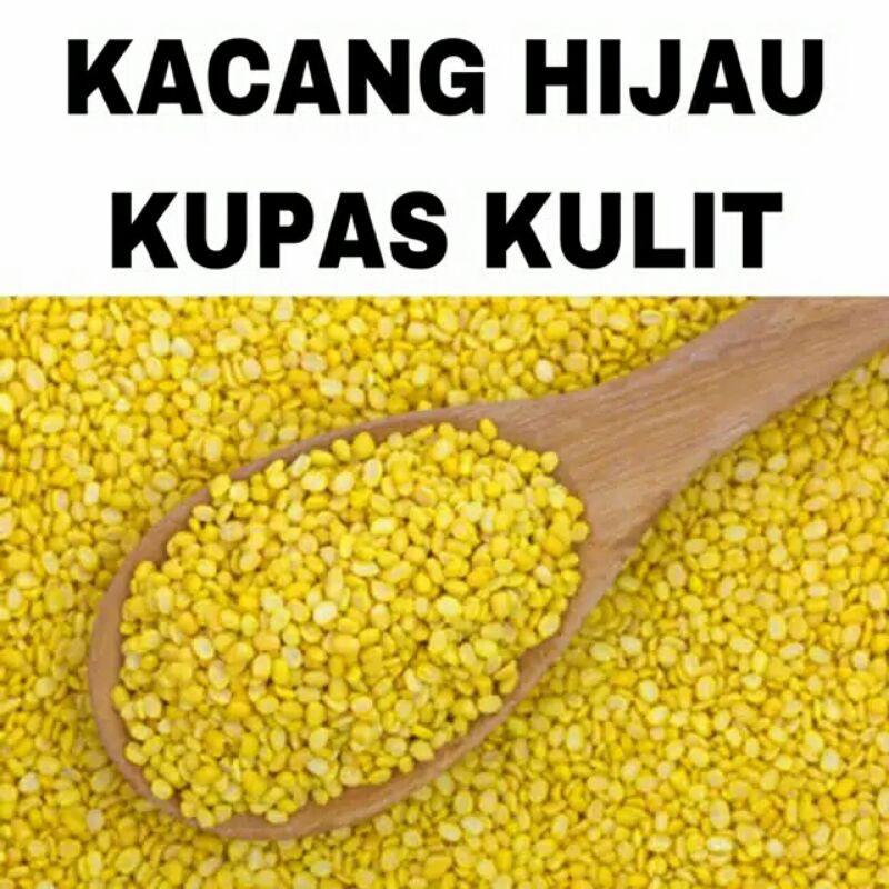 

Kacang Hijau Kupas 1kg berkualitas