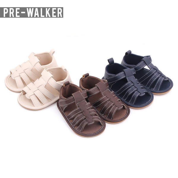 Sepatu Sendal Anak Bayi Laki Laki Sol Karet- Prewalker Baby Boy Shoes S1166