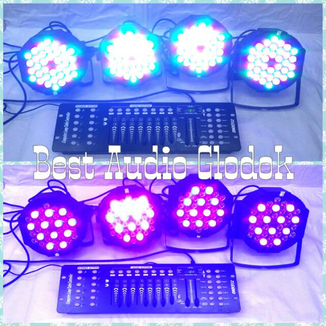 Jual Paket Lighting Lampu Mixer Par Led Rgb Shopee Indonesia