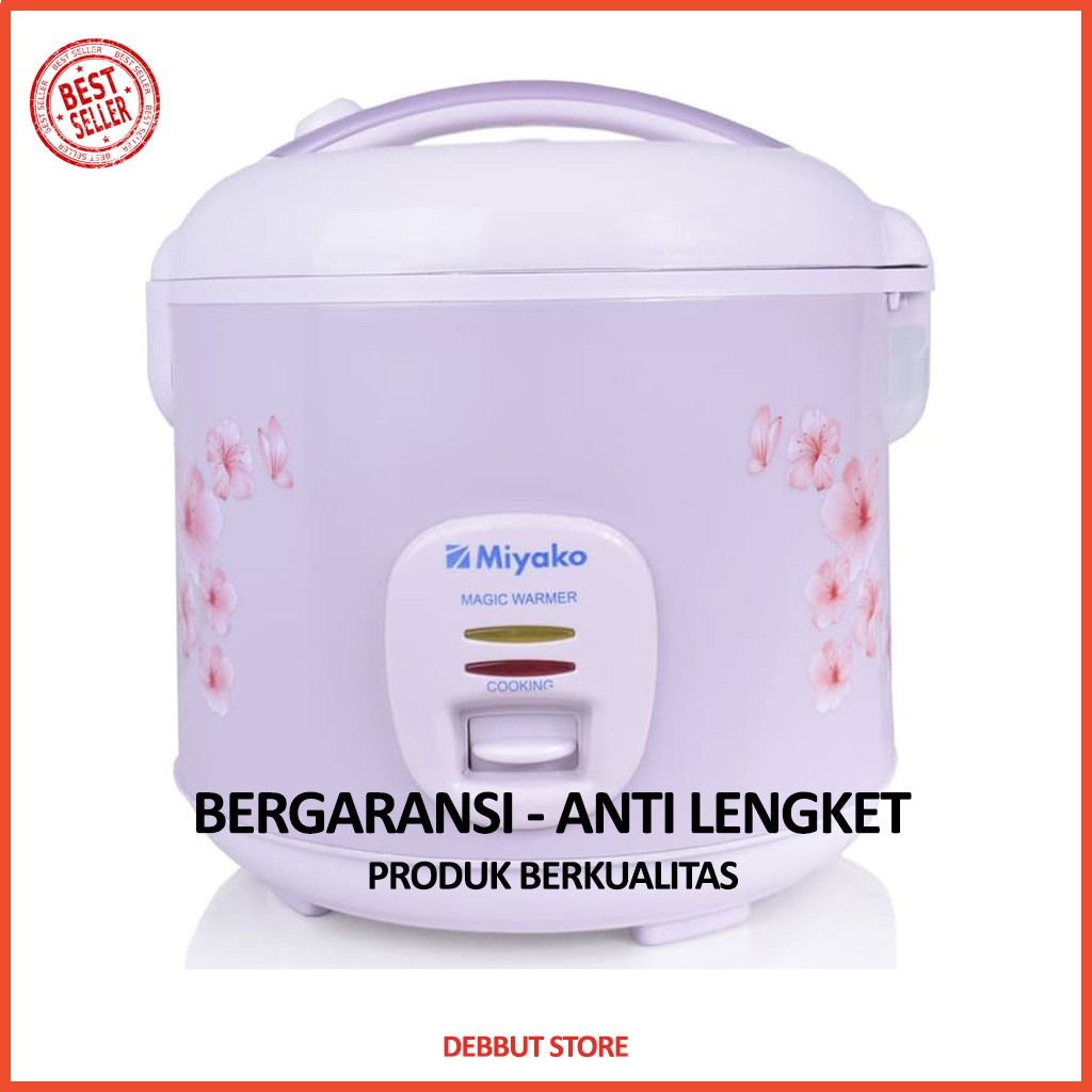 MIYAKO RICE COOKER ALAT MASAK PENGHANGAT MAKANAN PENANAK NASI PEMANAS