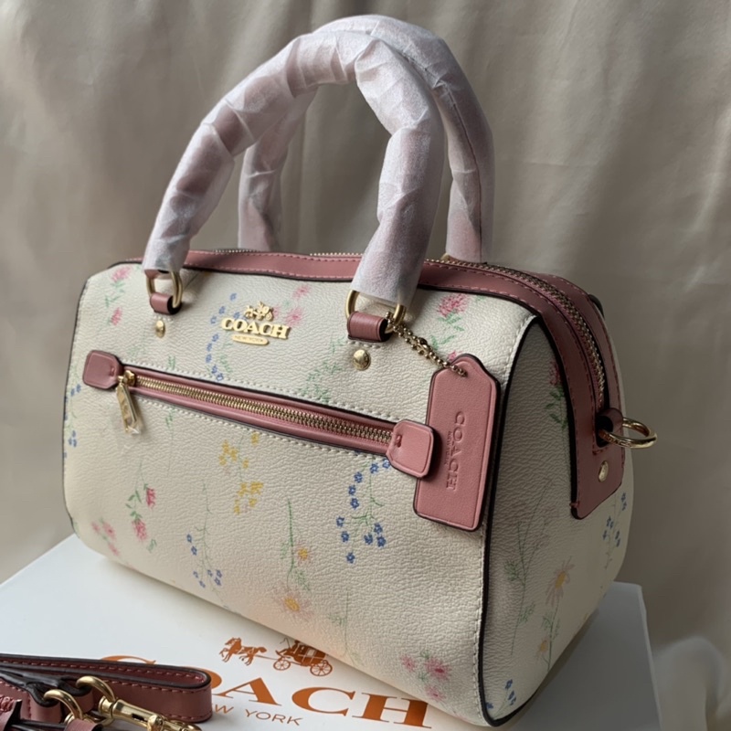 Coach Rowan Satchel With Spaced Wildflower Print (C3100)