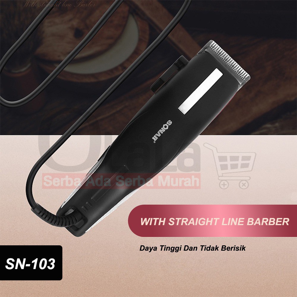 Alat Cukur Rambut Sonar Professional Hair Clipper SN-103