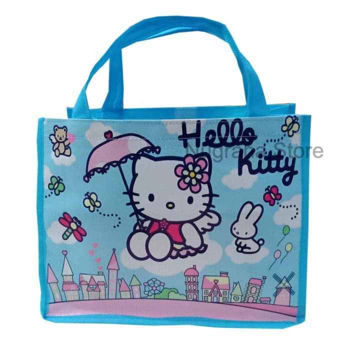 

Tas Karakter Hello Kitty Cartoon | Tas Souvenir, Tas Hadiah, Tas Bingkisan Ulang Tahun Anak, Goodie Bag | Edisi Karakter Lucu