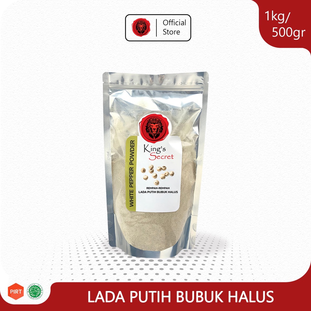 

Lada Putih Bubuk Grade A | White Pepper Powder Grade A King's Secret