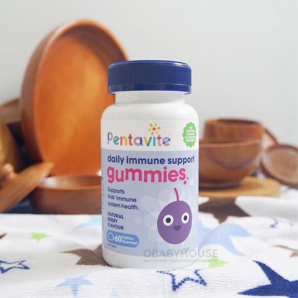 Pentavite Daily Immune Support Gummies 60 Pastilles Gummies