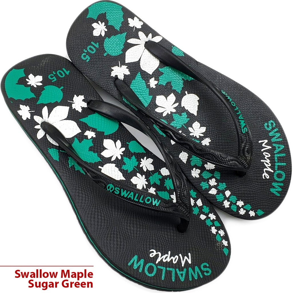 Sandal Jepit Wanita Swallow Maple Original Motif Bunga