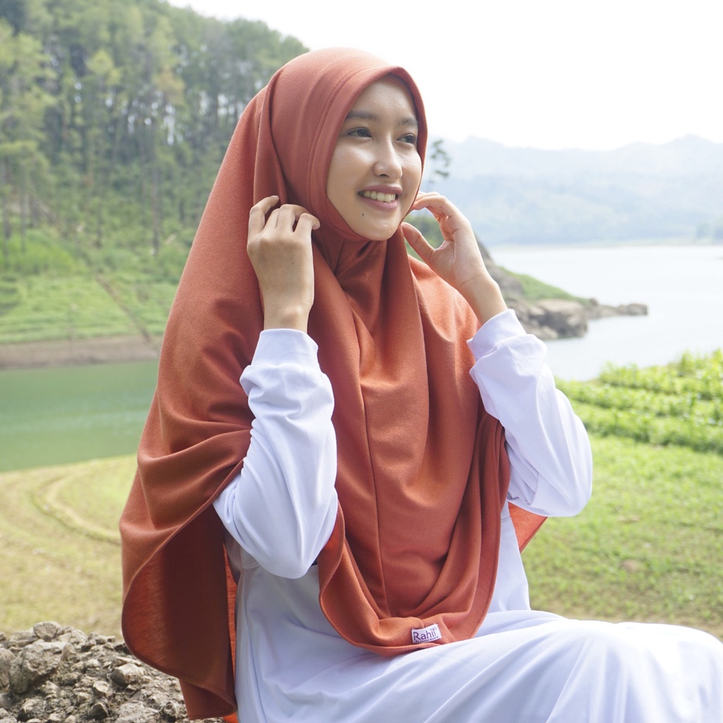 Jilbab Instan Kaos/ Hijab Instant syari/ Varna Mini Soft Pad PE-6