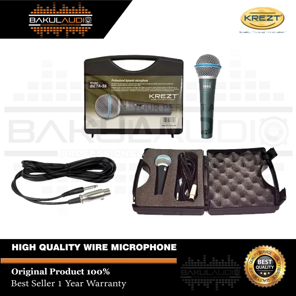 Mic Kabel KREZT Beta 58 Koper Mic Kabel Beta 58