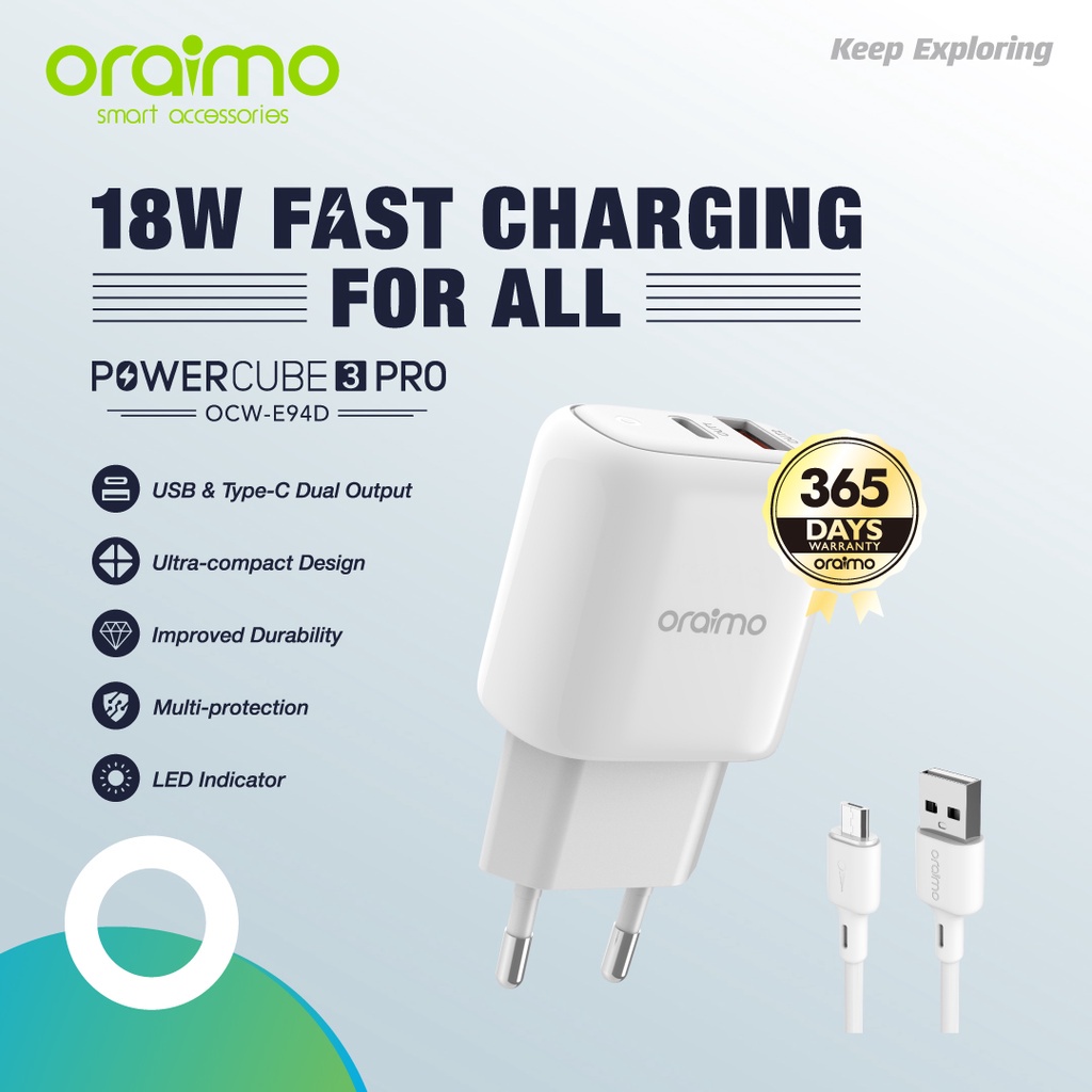 CHARGER ORAIMO KIT EU OCW-94D PLUS M53 POWERCUBE 3 PRO