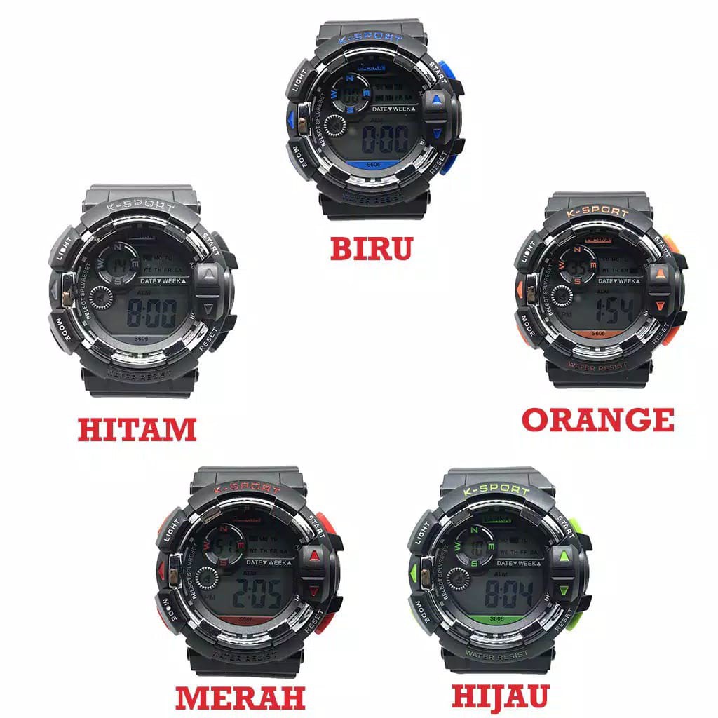 (COD)Jam Tangan Pria Sporty Anti Air Lasika Original LSK-606