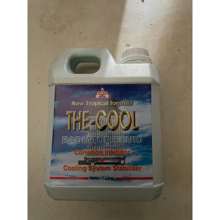 AIR RADIATOR RADIATOR COOLANT MERK THE COOL TERBAIK TERMURAH 1 LITER