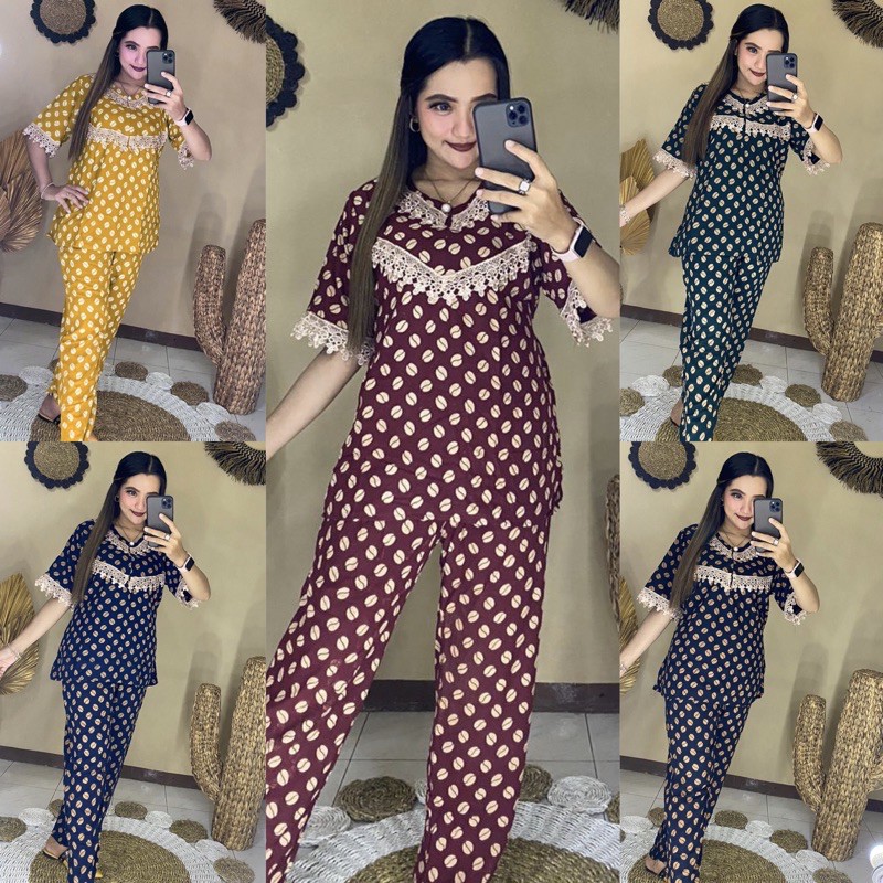 SETELAN ARAB RENDA || KOPIE CANTIK || MODEL RESLETING DEPAN BUSUI LD 110