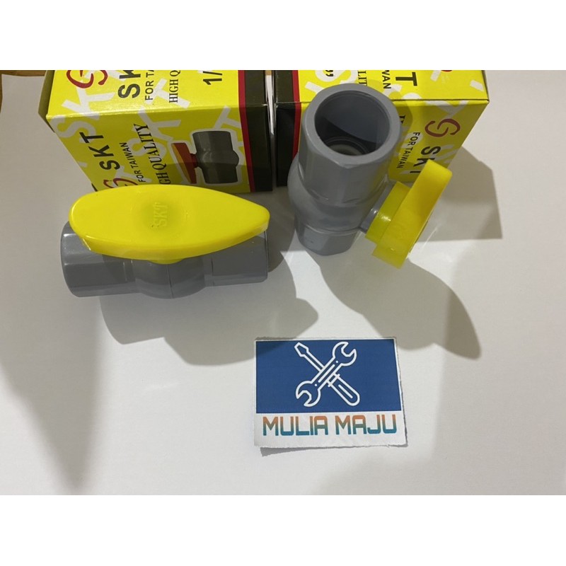 BALL VALVE PVC 1/2in /stop kran 1/2in pvc