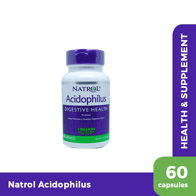 Natrol Acidophilus 100Mg 60Caps