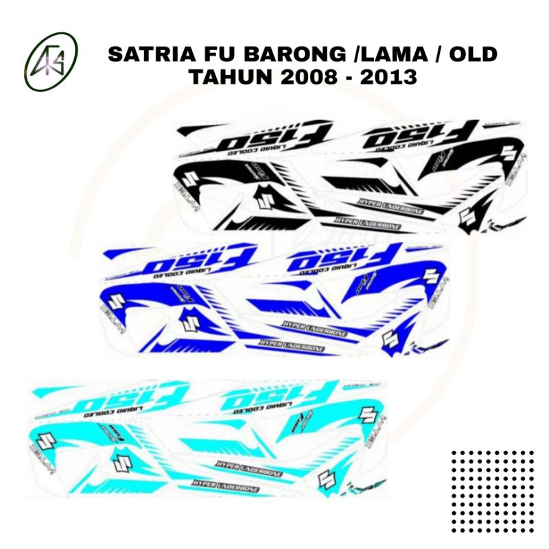 Stiker Skotlet motor SATRIA FU BARONG /LAMA / OLD TAHUN 2008 - 2013 Striping Racing aksesoris