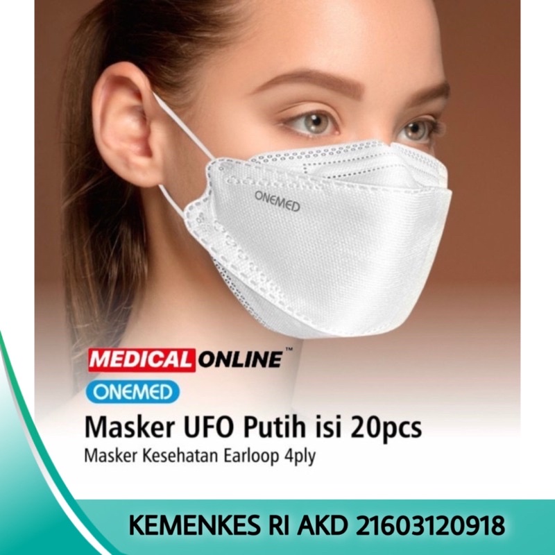 MASKER UFO ONEMED 4 PLY MASKER MEDIS CONVEX MEDICAL ONLINE MEDICALONLINE