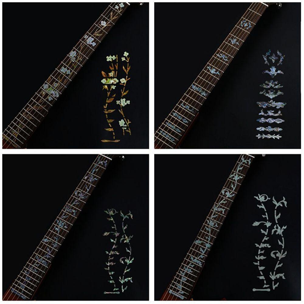 Chookyy Fretboard Stiker Baru Alat Musik Dekorasi Indah Cross Inlay Decals