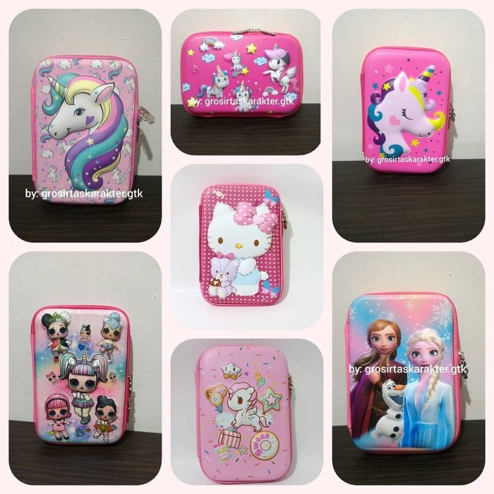 

Tempat Pensil Anak Karakter LOL Unicorn Pony Kotak Pensil Pencil Case - UNICORN PINK Berkualitas