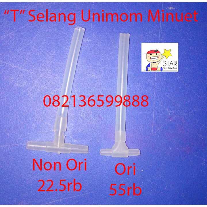 T 3 way splitter connector selang unimom minuet spectra avent