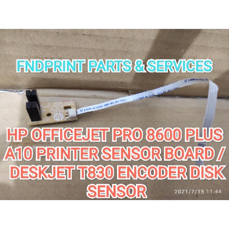 HP OFFICEJET PRO 8600 PLUS A10 PRINTER SENSOR BOARD / DESKJET T830 ENCODER DISK SENSOR CM751-80021