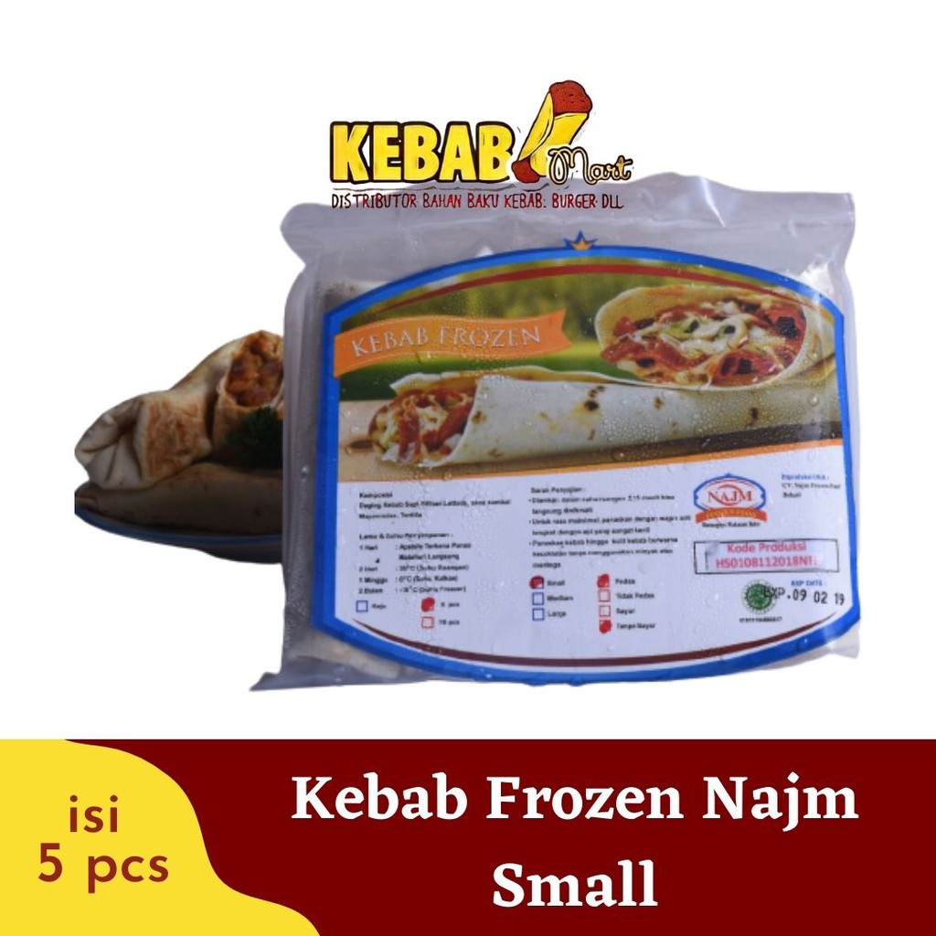 Kebab Frozen Najm Small  isi 5 PCS