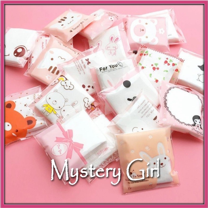 Mysterygirl - KAPAS TONER TIPIS / KAPAS WAJAH ISI 25 LEMBAR / KAPAS MAKEUP KARAKTER MOTIF / KAPAS MICELLAR WATER