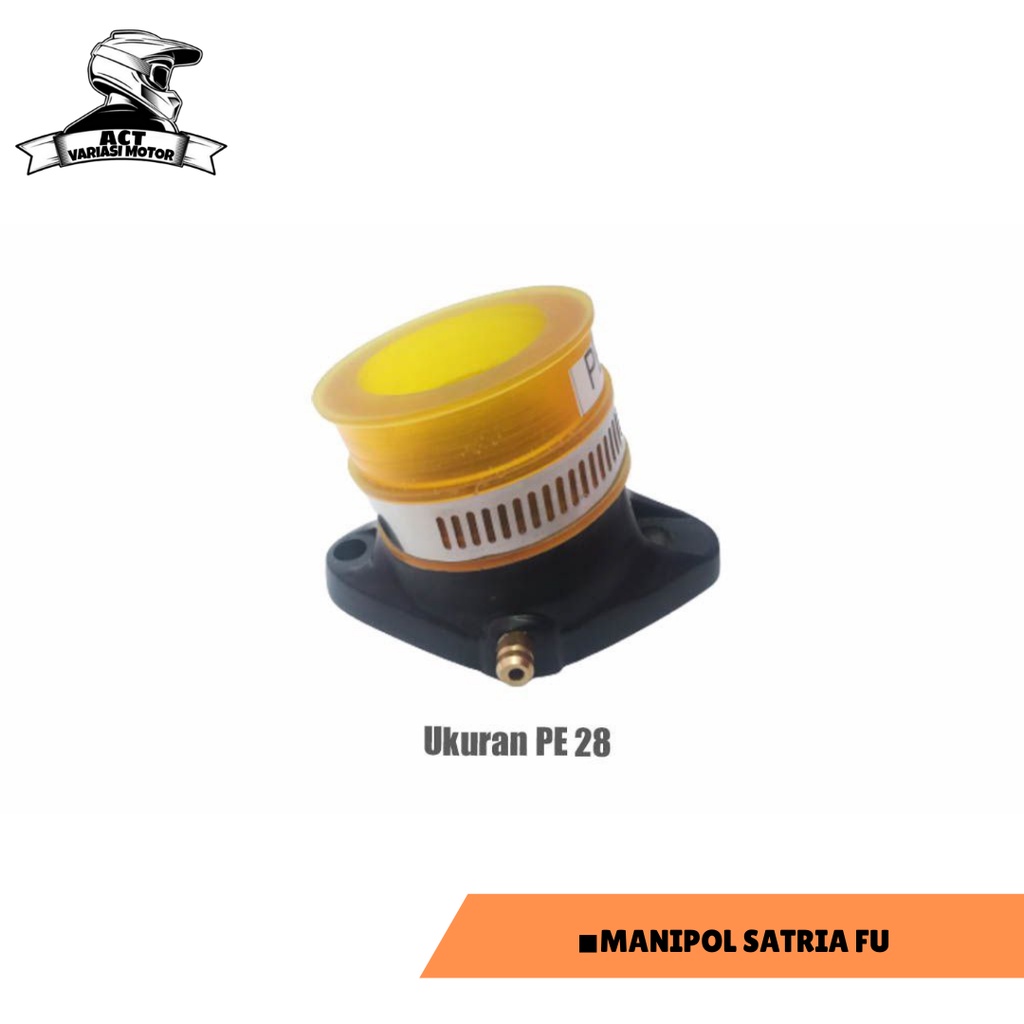 Manipol Satria FU PE 28 30 Intake Manifold Black Series Untuk Motor Suzuki Satria FU 150