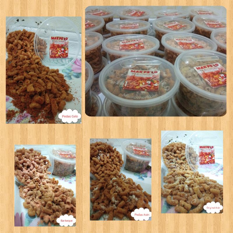 

Makaroni Pedas Gelo/Makaroni ngehe/makaroni/Makaroni bantet/cemilan/jajanan
