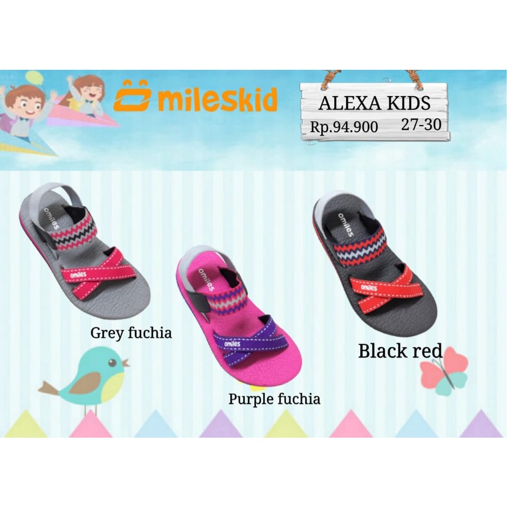 Sandal Trendy OMILES Sendal ALEXA KIDS
