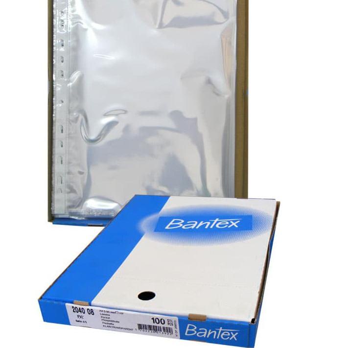 

Best! BANTEX POCKET A4 2040 8040 / BANTEX POCKET F4 FOLIO 8843 CLEAR ISI 100 ,,