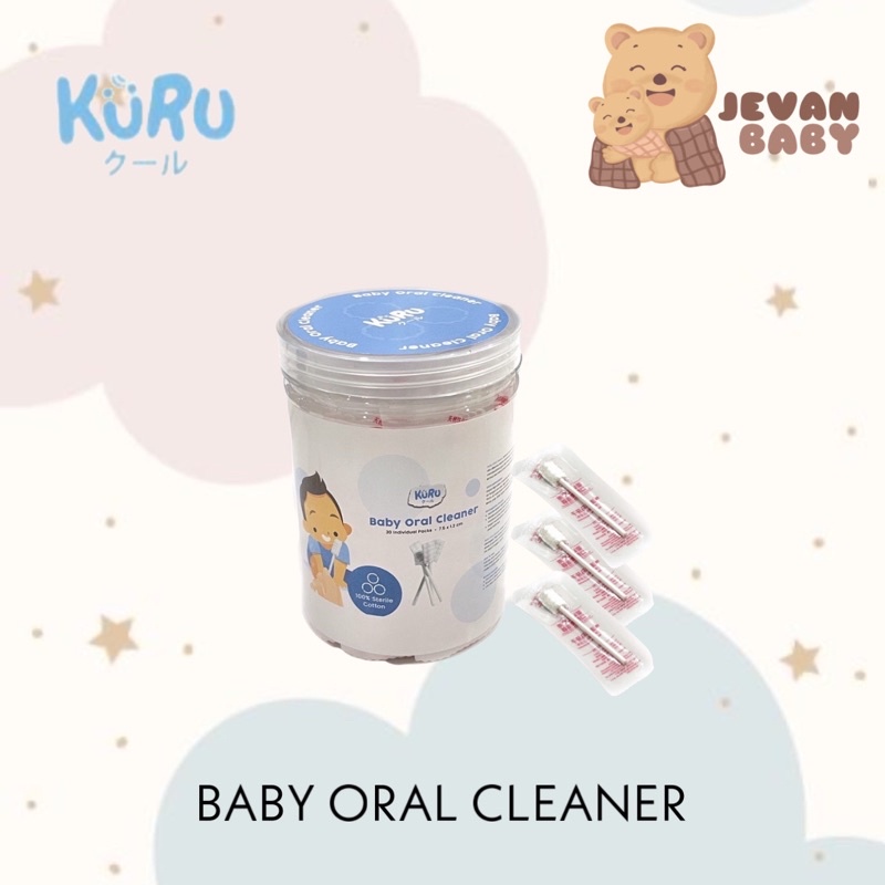 Kuru Baby Oral Cleaner / Pembersih Lidah Gigi Gusi Mulut Bayi