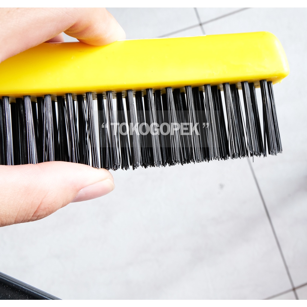 SOLIGEN SIKAT KAWAT BAJA GAGANG FIBER - WIRE BRUSH 25CM