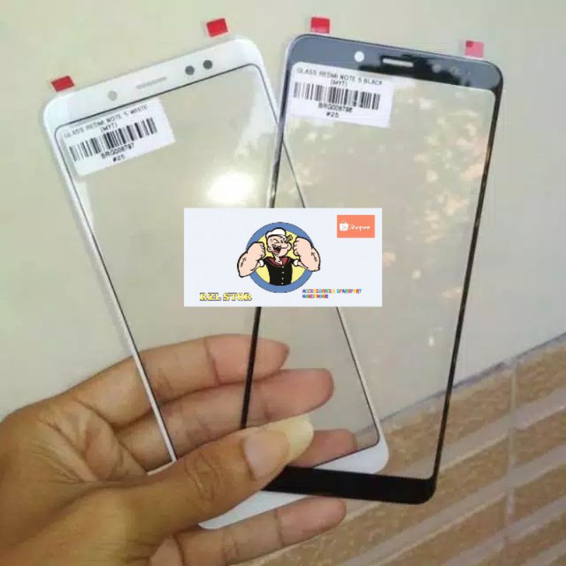 KACA LCD KACA DEPAN KACA LAYAR XIOMI REDMI NOTE 5/NOTE 5 PRO ORI