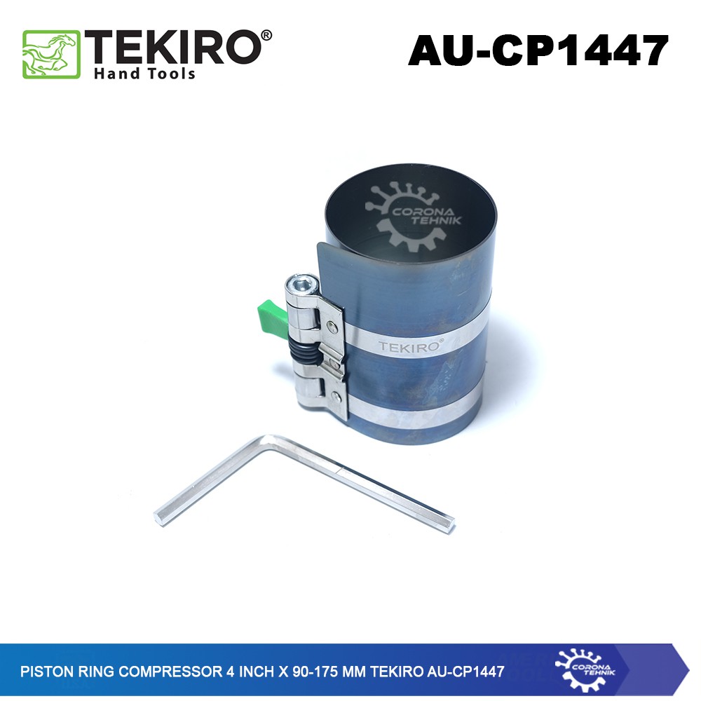 Piston Ring Compressor 4 Inch x 90-175 mm Tekiro AU-CP1447