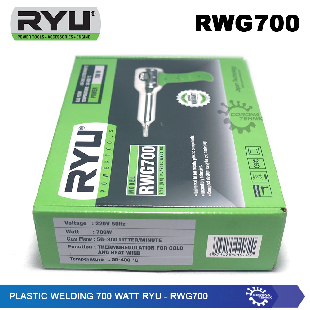 RWG700 - Plastic Welding Torch 700 Watt Ryu