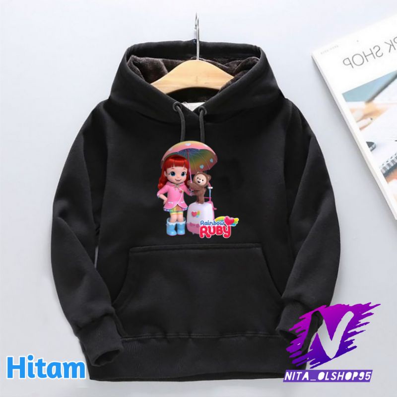 hoodie anak rainbow roby hoodie ruby rainbow