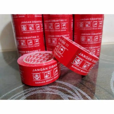 

LAKBAN SOLATIP FRAGILE MERAH JANGAN DIBANTING 100 METER MURAH SEMARANG
