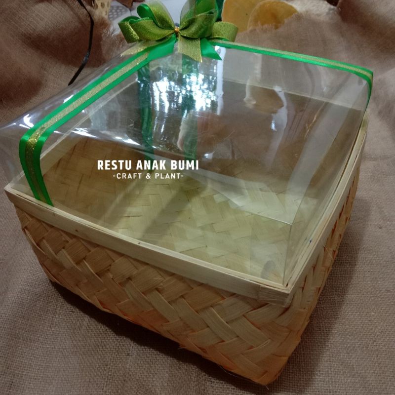 Besek 30cm Mika Tinggi|Hampers|Hantaran|Box|Serahan|Hadiah|Catering|Box Makan|Kotak Kado|Gift | Anya
