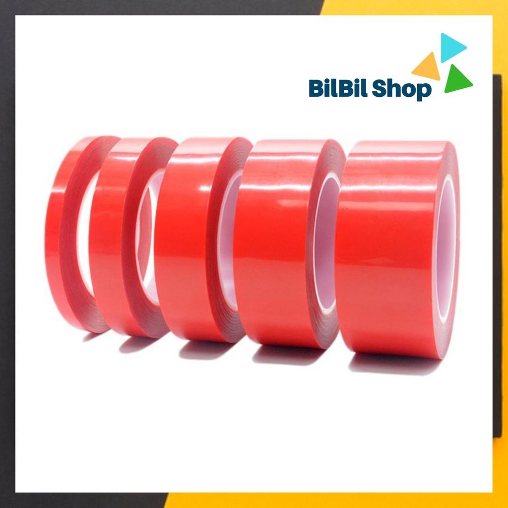 

Perekat Double Tape Acrylic Adhesive Transparent No Trace Sticker 25mm x 3m